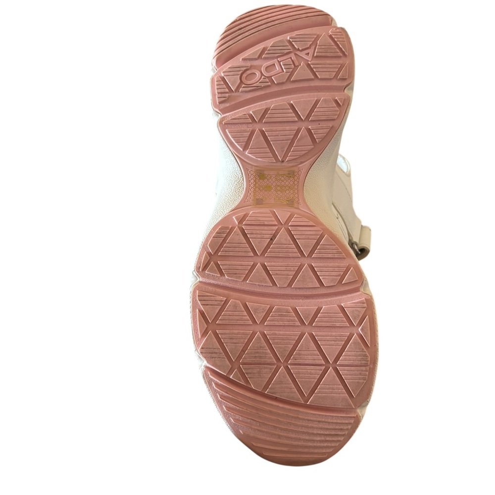 Aldo White and Purple Platform Sandals - Picture 7 of 10
